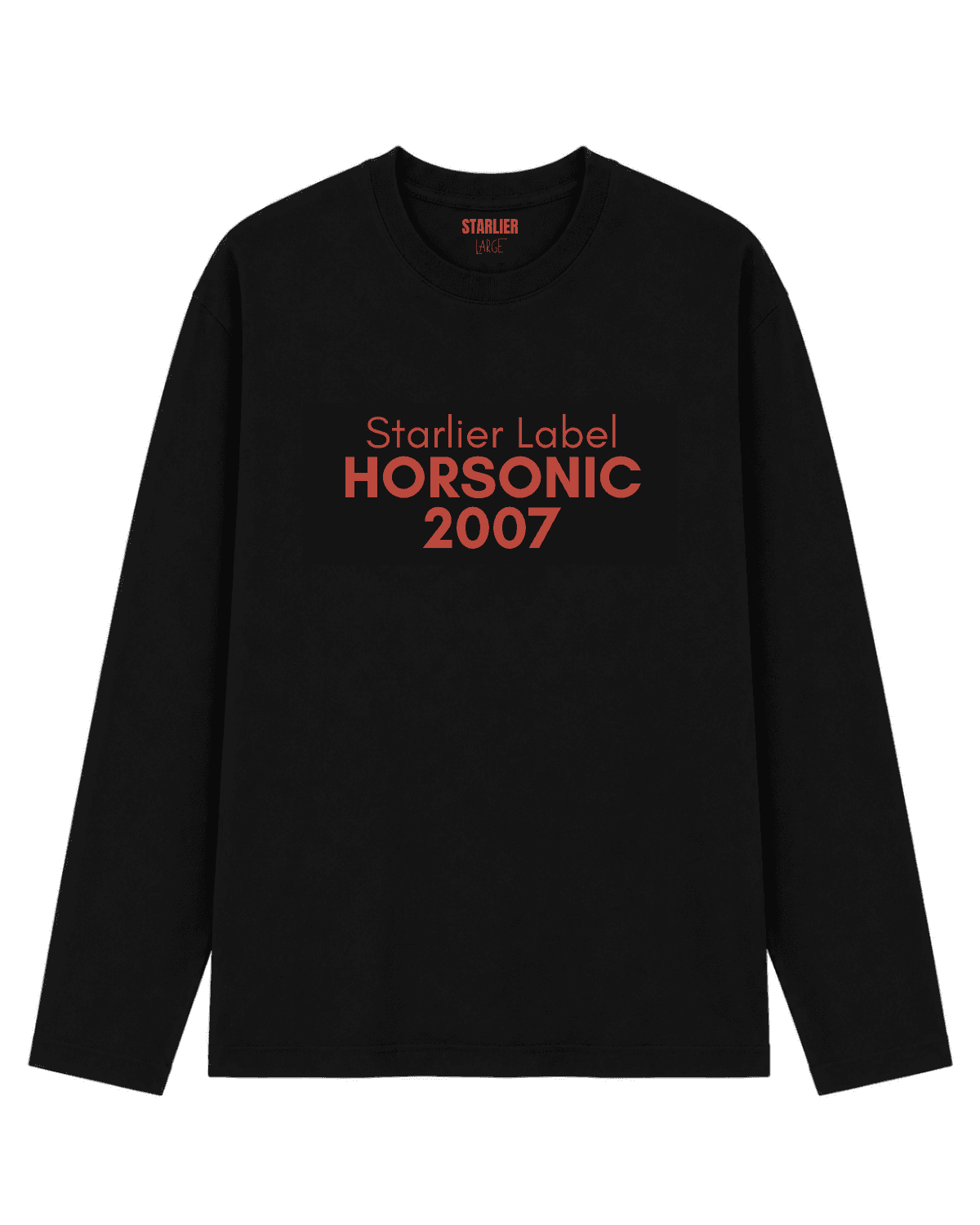 STARLIER HORSONIC 2007 LONGSLEEVE — RED